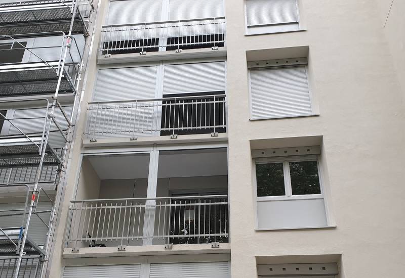 Création, fabrication et pose d'un garde-corps en aluminium à Villefranche sur Saône