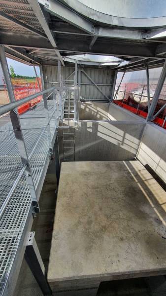 Sécurisation de plate forme de travail sur la zone industrielle de Jonage-Meyzieu