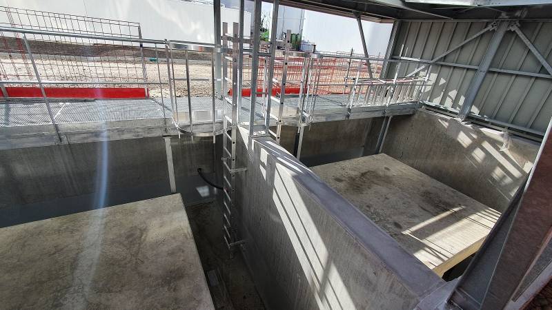 Sécurisation de plate forme de travail sur la zone industrielle de Jonage-Meyzieu