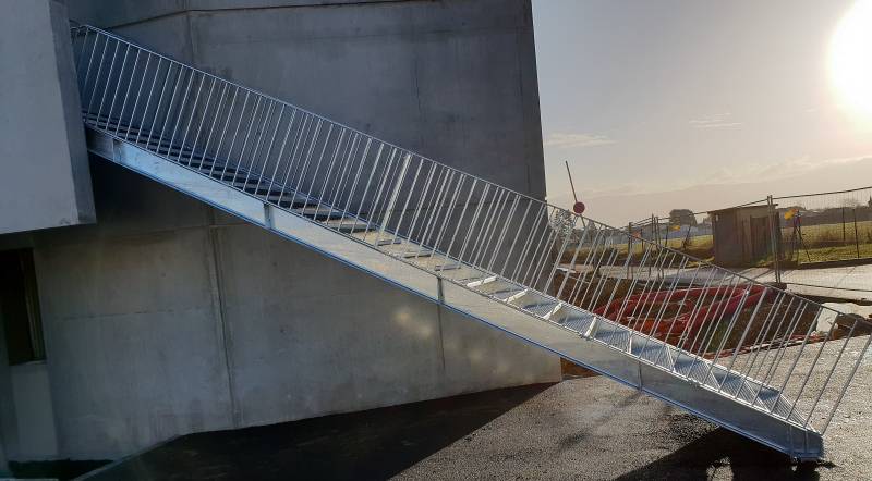 Fabrication et pose d'un escalier métallique sur mesure à Romans sur Isère